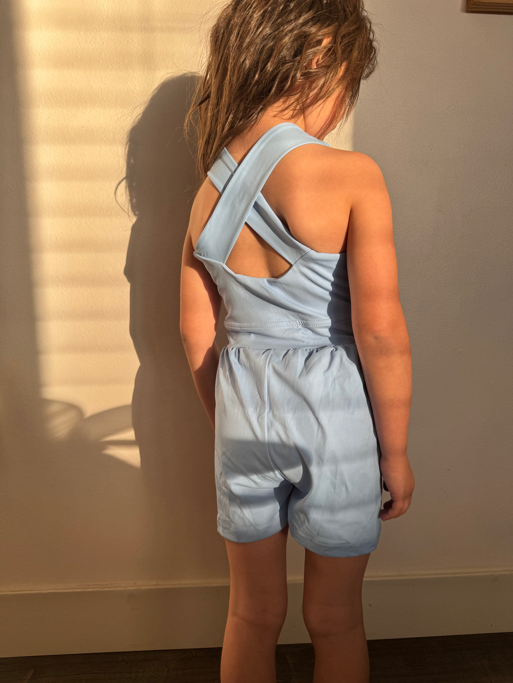 cross back unitard kids