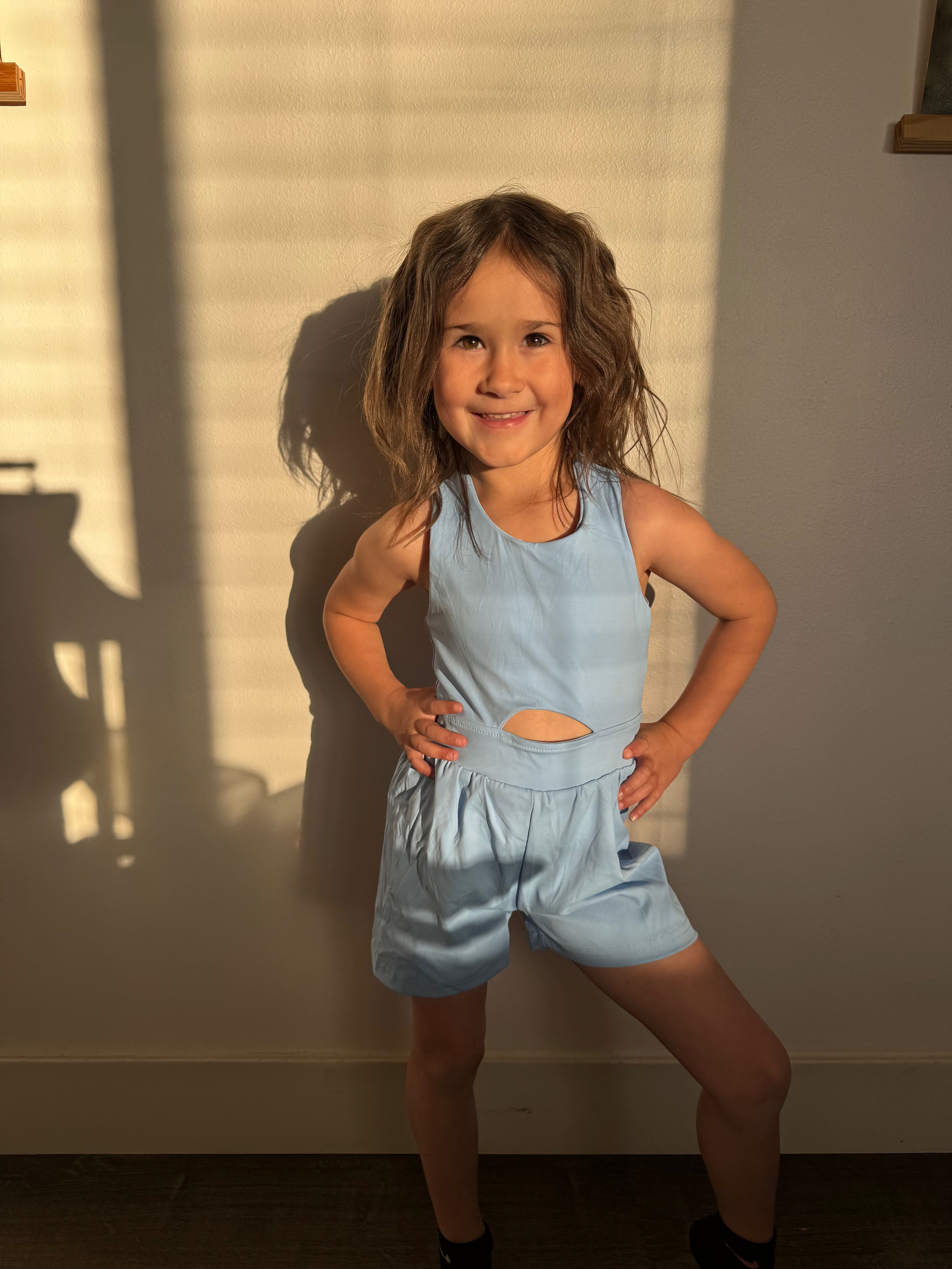 cross back unitard kids