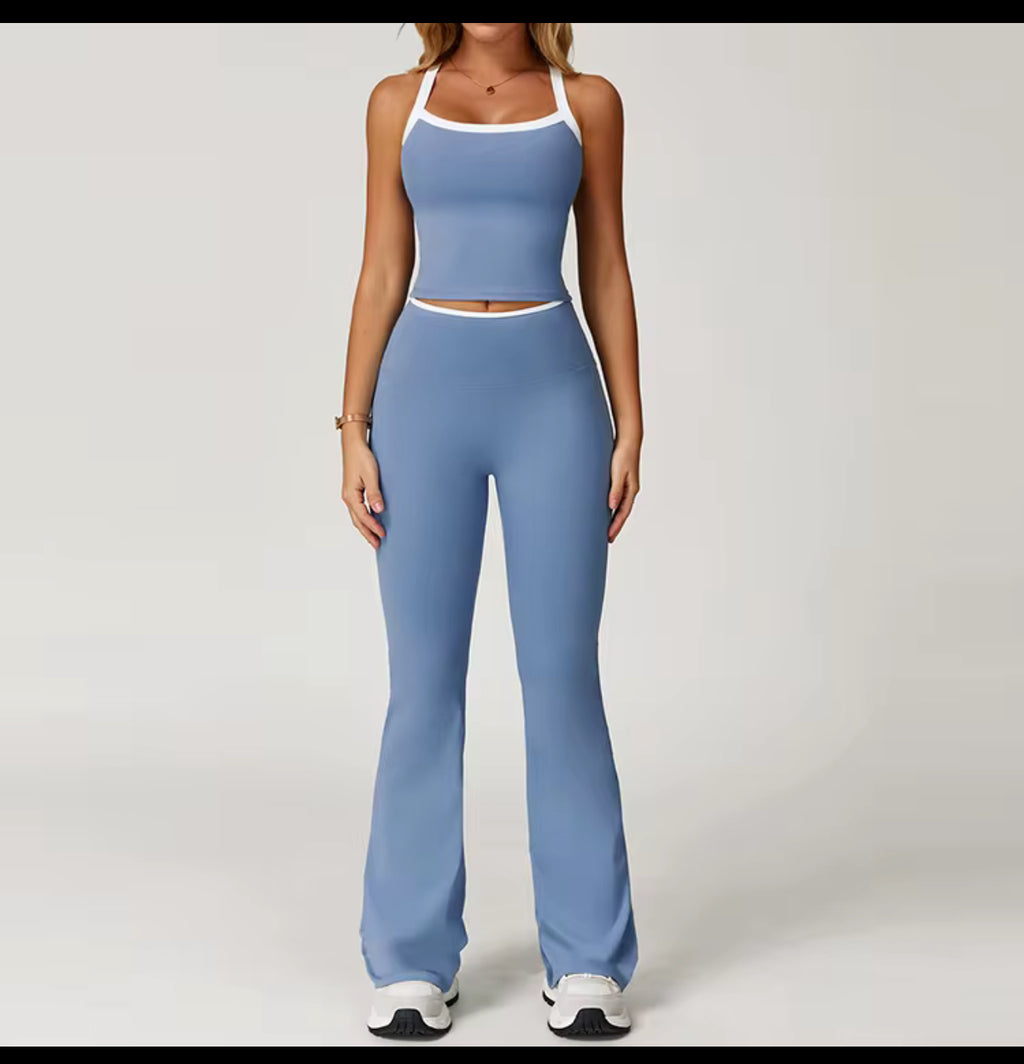 Sage Flared leggings