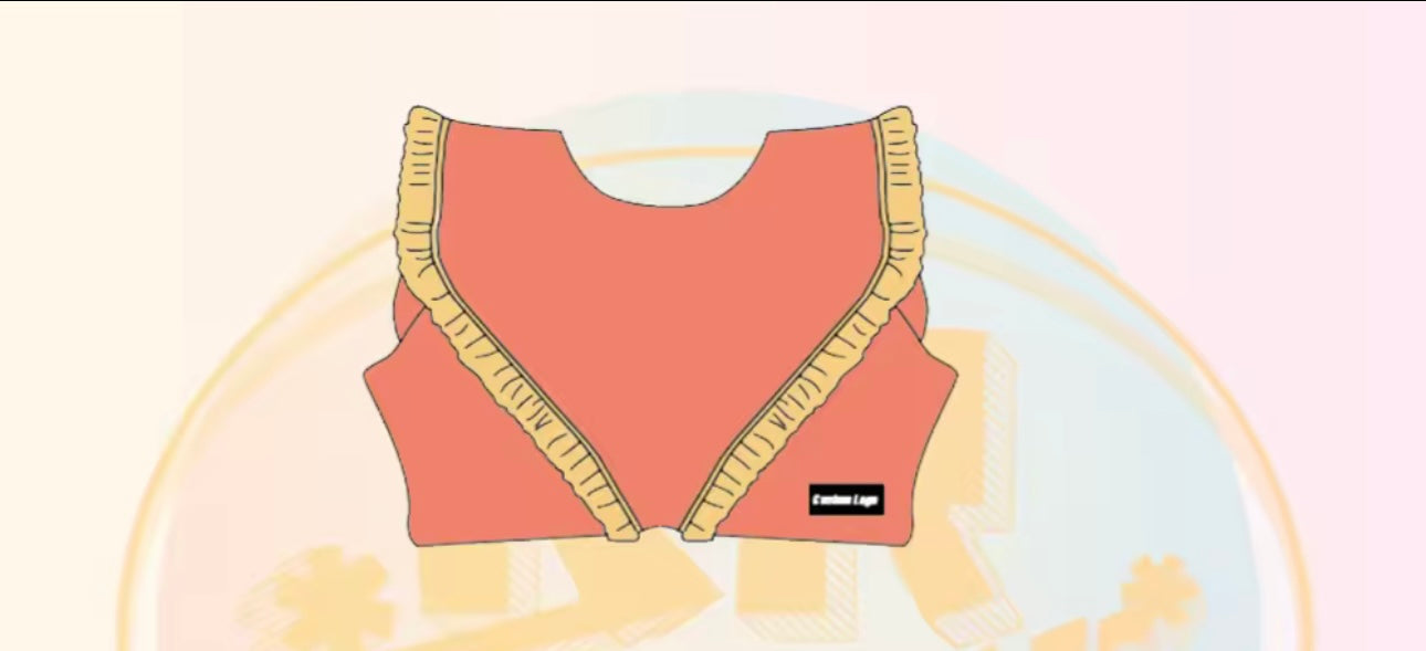 Ruffle kids Crop top