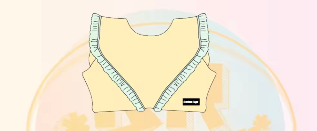 Ruffle kids Crop top